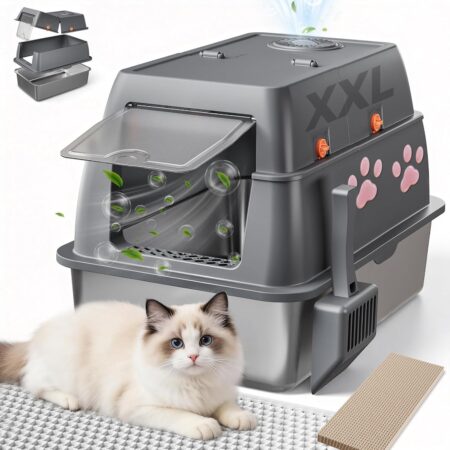 XXL Stainless Steel High-Sided Enclosed Box