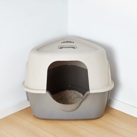 Large Enclosed Spacious Litter Box with Lid
